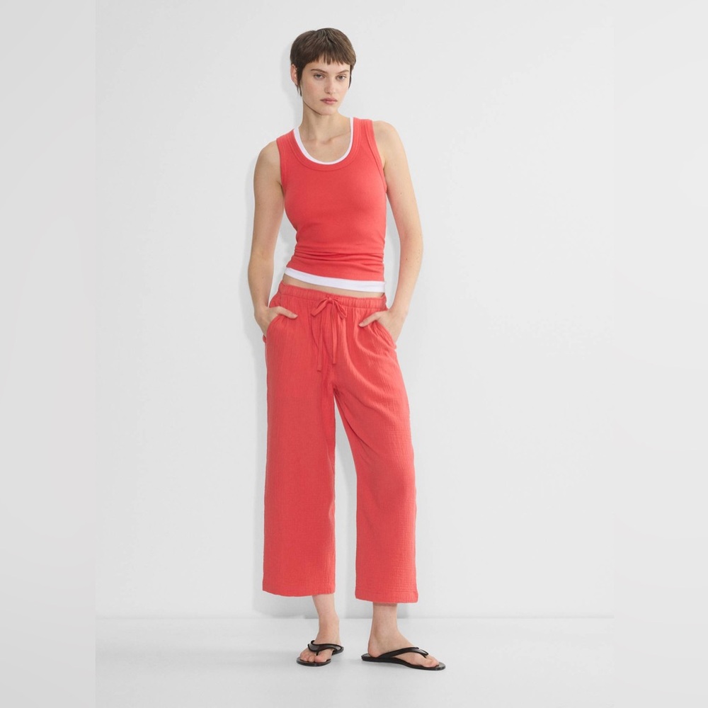 Aritzia Little Moon AirPlush Cotton™ Sail Cropped Pant